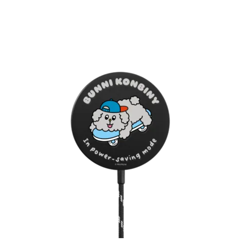 POWER-SAVING KANINA |   / PowerThru Magnetic Wireless Charger MagSafe Compatible / Black | Image 1