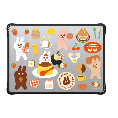 BUNNI BAKED GOODS | MacBook Pro 14-inch (M1 - M5) / MacBook Impact Case / Black | Image 2