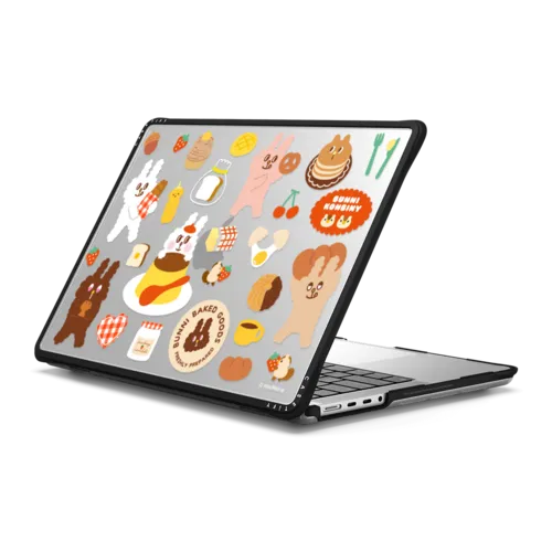 BUNNI BAKED GOODS | MacBook Pro 14-inch (M1 - M5) / MacBook Impact Case / Black | Image 1