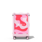 Custom Suitcase | 21" Carry-On Suitcase / Bounce Suitcase / Glossy Primrose Pink | Image 1