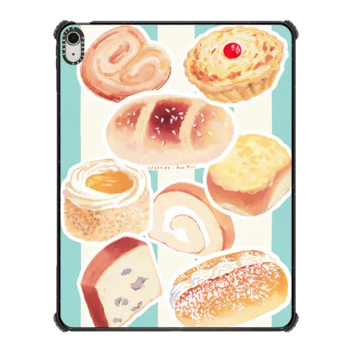 Freshly Baked Bread | iPad Air 13-inch (M2 - M4) / iPad Impact Case / Black | Image 1