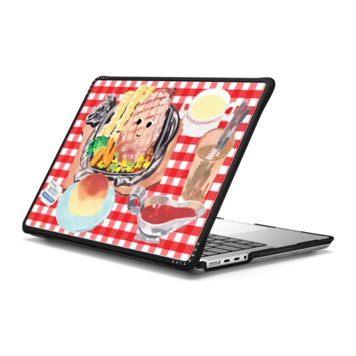 Sizzling Steak Set | MacBook Pro 14-inch (M1 - M5) / MacBook Impact Case / Black | Image 1