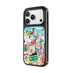Around the World | iPhone 18 Pro Max / Impact Case MagSafe Compatible - Glossy / Glossy Black | Image 2