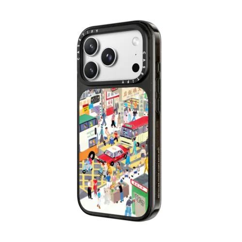 City in a Blink | iPhone 18 Pro Max / Impact Case MagSafe Compatible - Glossy / Glossy Black | Image 2
