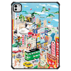 Around the World | iPad Pro 11-inch (M4/M5) / iPad Impact Case / Black | Image 1