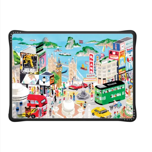 Around the World | MacBook Pro 14-inch (M1 - M5) / MacBook Impact Case / Black | Image 2
