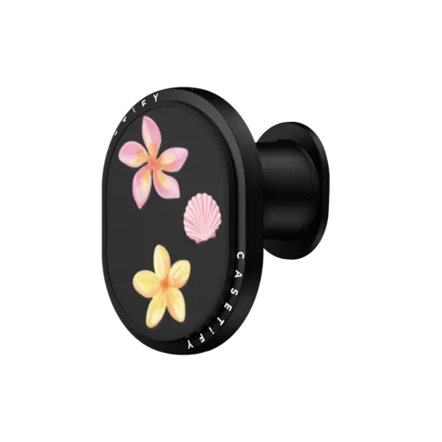 Tropical Holibob | PowerThru Wireless Car Charger / PowerThru Wireless Car Charger MagSafe Compatible  / Black | Image 1