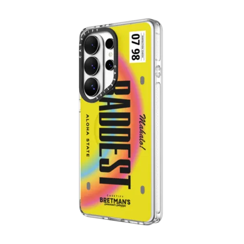 Baddest License Phone Case | Galaxy S26 Ultra / Impact Clear Magnetic Case / Clear | Image 2
