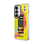 Baddest License Phone Case | Galaxy S26 / Impact Clear Magnetic Case / Clear | Image 2