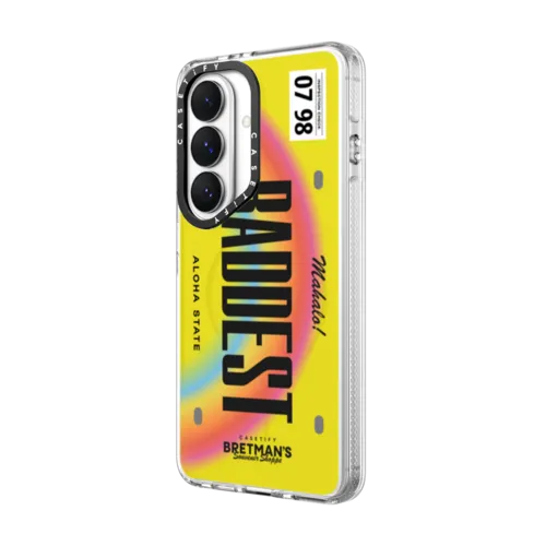 Baddest License Phone Case | Galaxy S26 / Impact Clear Magnetic Case / Clear | Image 2