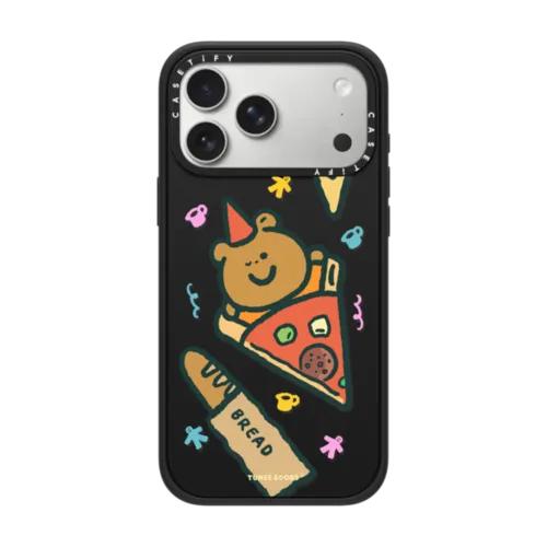 TUNEE Pizza | iPhone 17 Pro Max / Impact Case MagSafe Compatible / Matte Black | Image 1