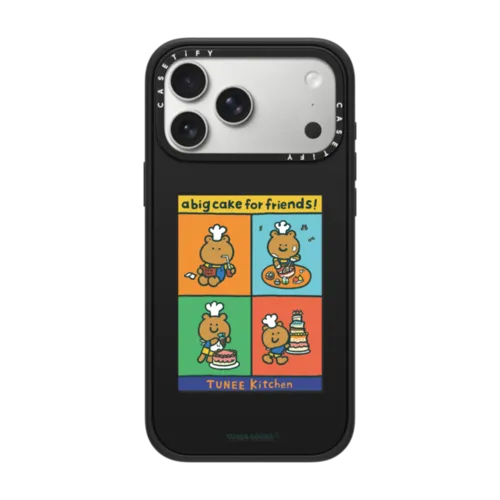 Cake for Friends | iPhone 17 Pro Max / Impact Case MagSafe Compatible / Matte Black | Image 1