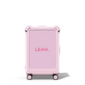 Custom Suitcase | 21" Carry-On Suitcase / Bounce Suitcase / Glossy Primrose Pink | Image 1