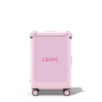 Custom Suitcase | 21" Carry-On Suitcase / Bounce Suitcase / Glossy Primrose Pink | Image 1