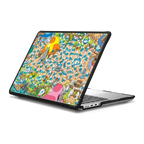 The Smurfs Garden Laptop Case | MacBook Pro 14-inch (M1 - M5) / MacBook Impact Case / Black | Image 1