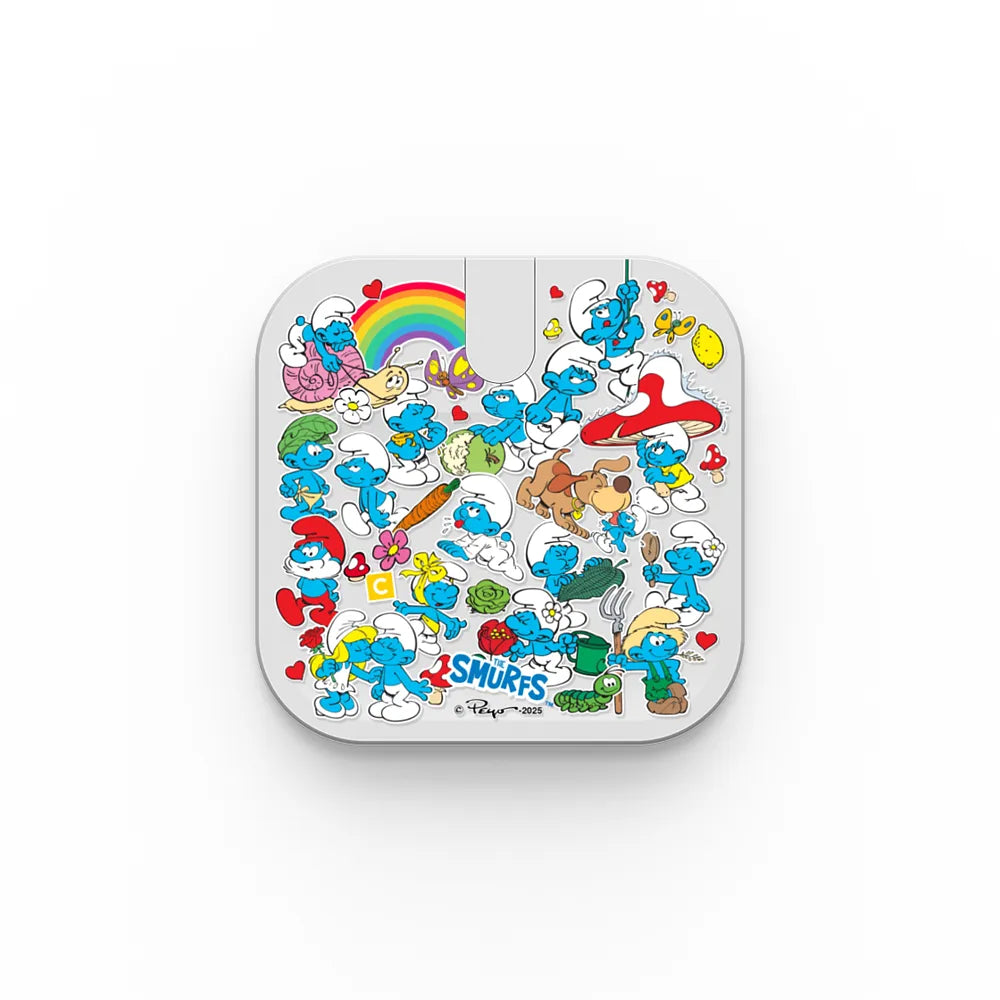 The Smurfs Sticker Pattern 2-in-1 Charging Stand