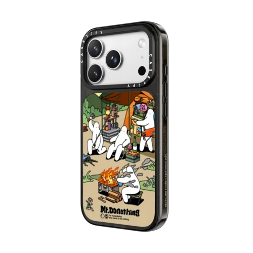 Lazy camper | iPhone 18 Pro Max / Impact Case MagSafe Compatible - Glossy / Glossy Black | Image 2