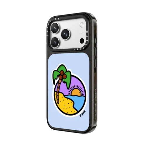 Tropical Escape | iPhone 18 Pro Max / Impact Case MagSafe Compatible - Glossy / Glossy Black | Image 2