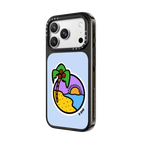 Tropical Escape | iPhone 18 Pro Max / Impact Case MagSafe Compatible - Glossy / Glossy Black | Image 2