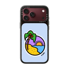 Tropical Escape | iPhone 18 Pro Max / Impact Case MagSafe Compatible - Glossy / Glossy Black | Image 1