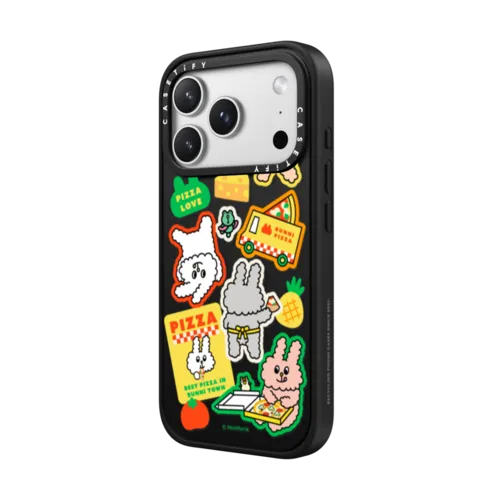 PIZZA PARTY | iPhone 17 Pro Max / Impact Case MagSafe Compatible / Matte Black | Image 2