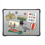 Melbourne Stickers | MacBook Pro 14-inch (M1 - M5) / MacBook Impact Case / Black | Image 2