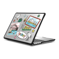 Sydney Stickers | MacBook Pro 14-inch (M1 - M5) / MacBook Impact Case / Black | Image 1