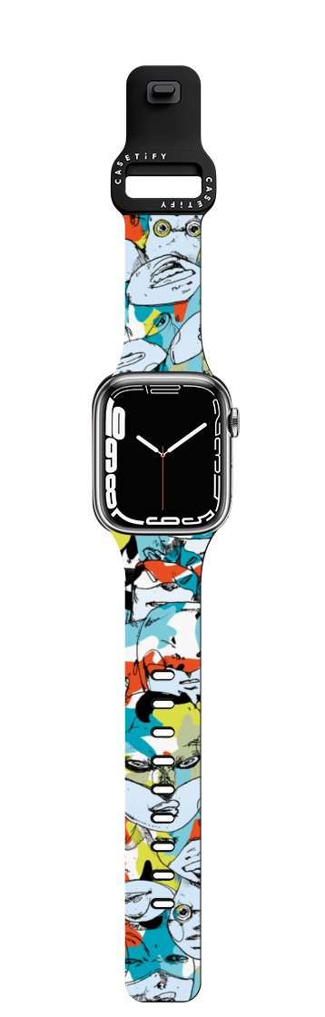 Masks | Apple Watch Series 7-9 (45mm) / Impact Band / Black | Image 1