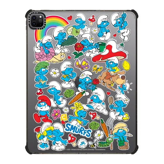 The Smurfs Sticker Pattern Tablet Case | Image 1
