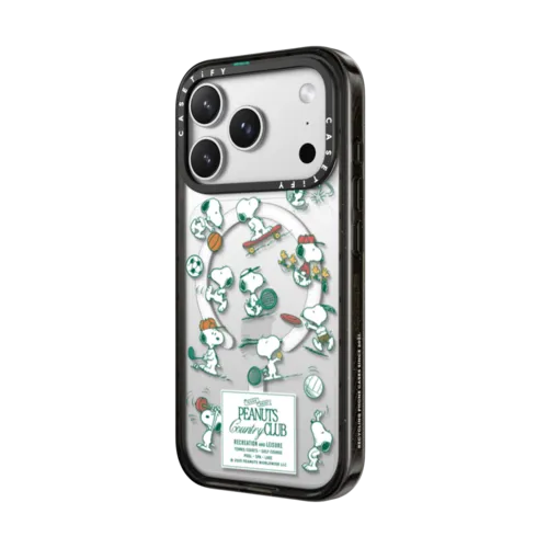 Snoopy Sports & Recreation Case | iPhone 17 Pro Max / Impact Case MagSafe Compatible / Black | Image 2