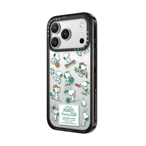 Snoopy Sports & Recreation Case | iPhone 17 Pro / Impact Case / Black | Image 2