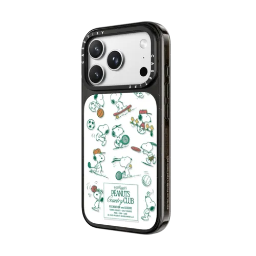 Snoopy Sports & Recreation Case | iPhone 18 Pro Max / Impact Case MagSafe Compatible - Glossy / Glossy Black | Image 2