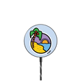 Tropical Escape |   / PowerThru Magnetic Wireless Charger MagSafe Compatible / Black | Image 1