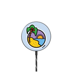 Tropical Escape |   / PowerThru Magnetic Wireless Charger MagSafe Compatible / Black | Image 1