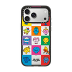 Mr. Men Little Miss Puzzle Case | iPhone 17 Pro Max / Impact Case MagSafe Compatible / Black | Image 1
