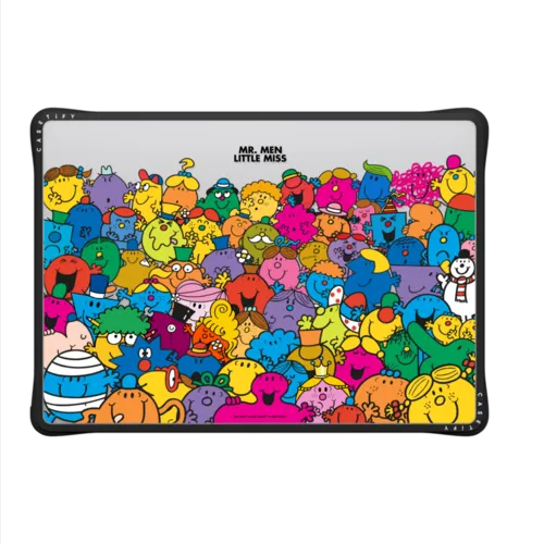 Mr. Men Little Miss Family Laptop Case | MacBook Pro 14-inch (M1 - M5) / MacBook Impact Case / Black | Image 2