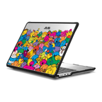 Mr. Men Little Miss Family Laptop Case | MacBook Pro 14-inch (M1 - M5) / MacBook Impact Case / Black | Image 1