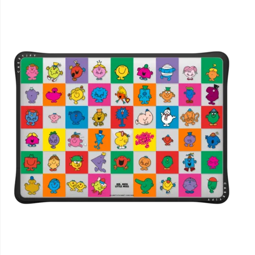 Mr. Men Little Miss Puzzle Laptop Case | MacBook Air 13-inch (M1 / Intel) / MacBook Impact Case / Black | Image 2