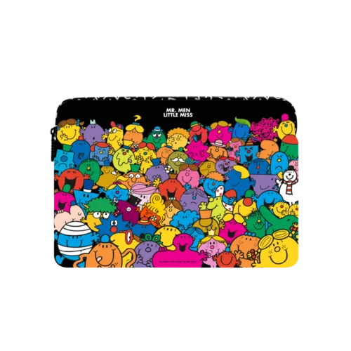 Mr. Men Little Miss Family Laptop Sleeve | Large (16") / Impact Laptop Sleeve / Multicolor | Image 1