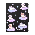 Cloud Kitties Ipad Case | iPad Air 13-inch (M2 - M4) / iPad Impact Folio Case / Black | Image 1