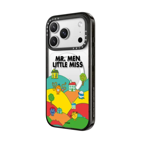 Mr. Men Little Miss Village Case | iPhone 17 Pro Max / Impact Case MagSafe Compatible / Black | Image 2