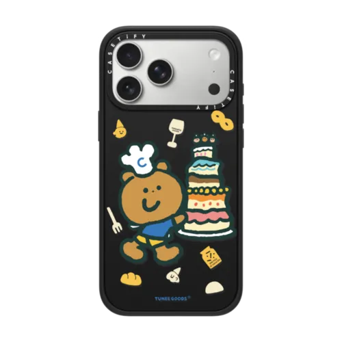 Patissiere Bear | iPhone 17 Pro Max / Impact Case MagSafe Compatible / Matte Black | Image 1