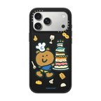 Patissiere Bear | iPhone 17 Pro Max / Impact Case MagSafe Compatible / Matte Black | Image 1