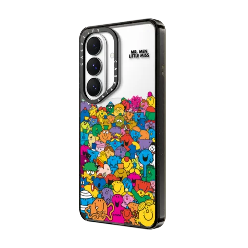 Mr. Men Little Miss Family Case | Galaxy S26 / Impact Magnetic Case / Black | Image 2