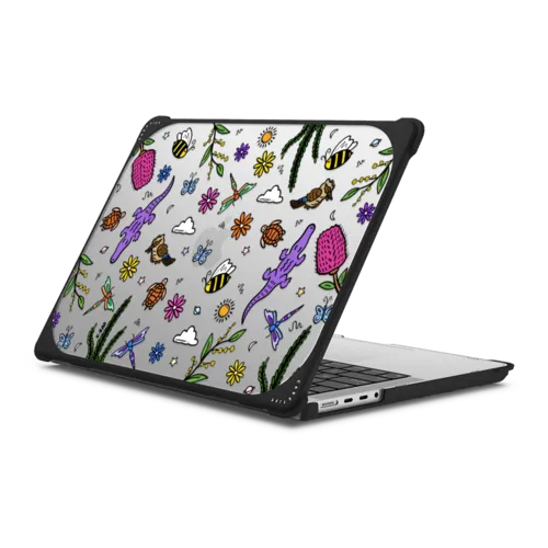 Outback Dreaming | MacBook Pro 14-inch (M1 - M5) / MacBook Bounce Case / Black | Image 1