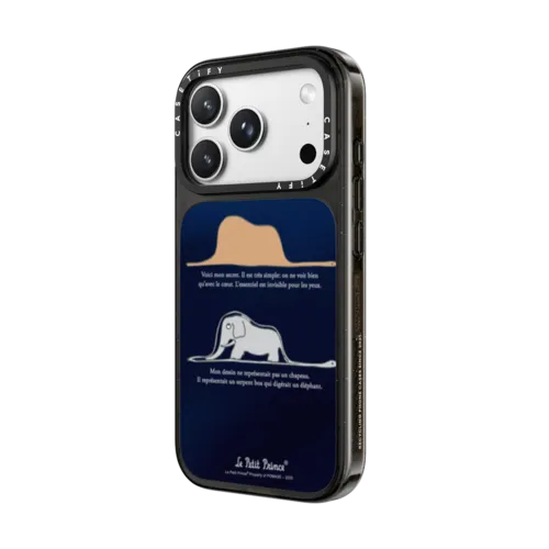 Le Petit Prince Elephant Case | iPhone 18 Pro Max / Impact Case MagSafe Compatible - Glossy / Glossy Black | Image 2