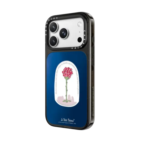 Le Petit Prince Rose Case | iPhone 18 Pro Max / Impact Case MagSafe Compatible - Glossy / Glossy Black | Image 2