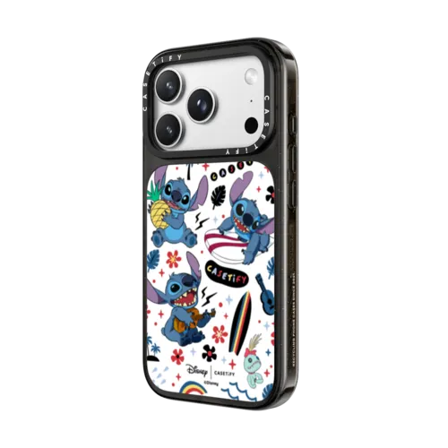 Stitch Surfer Case | iPhone 18 Pro Max / Impact Case MagSafe Compatible - Glossy / Glossy Black | Image 2