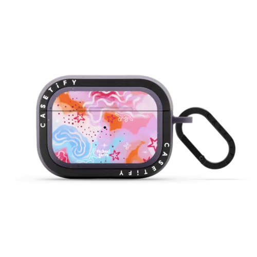 Moon Rising | AirPods Pro 2 / Earbuds Bounce Case / Matte Deep Purple | Image 1
