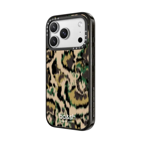 ba&sh Oula Ecru Case | iPhone 17 Pro Max / Impact Case MagSafe Compatible / Black | Image 2